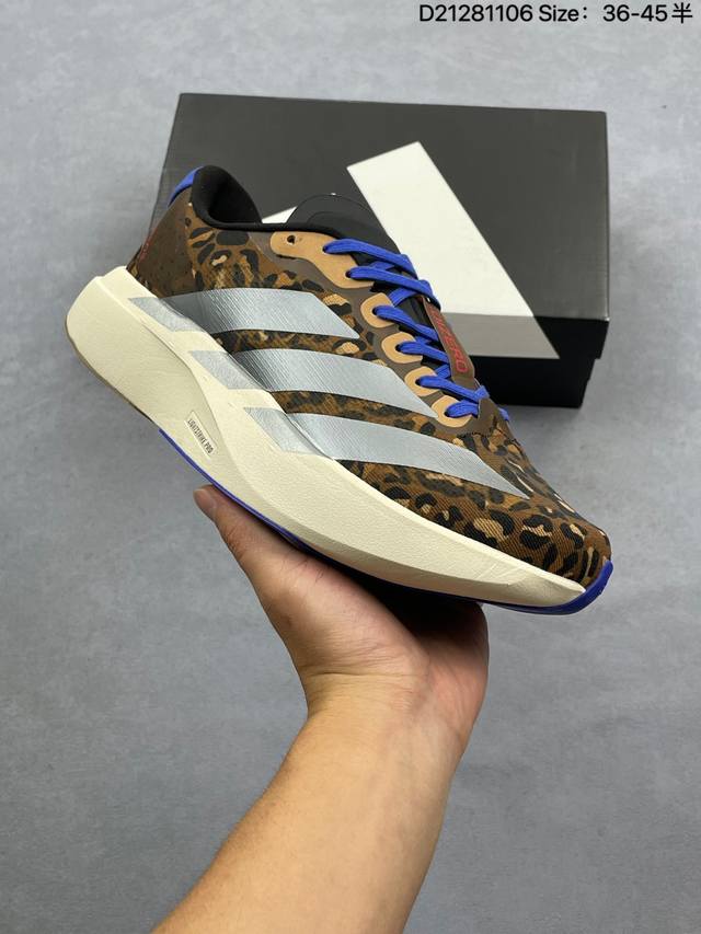 公司级Adidas Adizero Evo Sl M舒适百搭防滑耐磨 低帮 休闲跑步鞋 货号：Js4446 尺码：36 36.5 37 38 38.5 39 4
