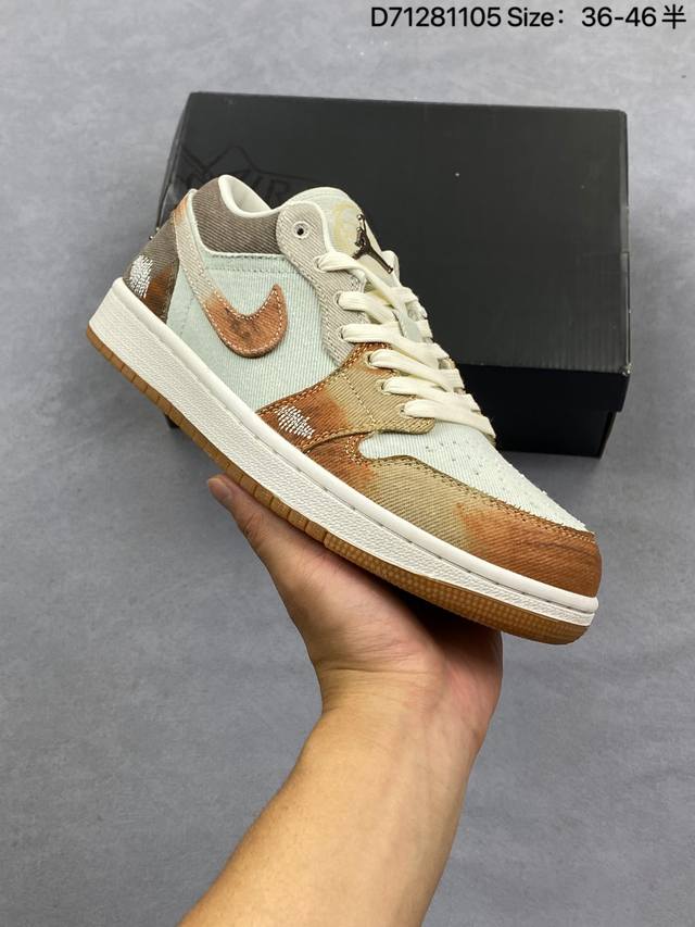 公司级Nike Air Jordan 1 Low Og 耐克 Aj1乔1低帮休闲板鞋 同步官方配色 升级原楦原档案数据开发纸版楦型 采用同源纳帕头层皮革鞋面材质