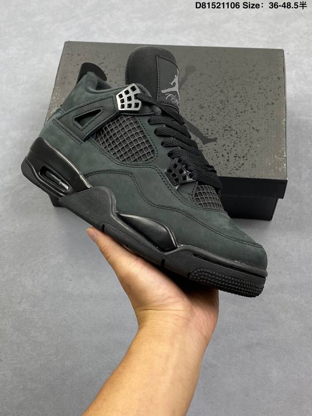 耐克 Nike Air Jordan 4 Retro Og迈克尔 乔丹Aj4代乔4 中帮复古休闲运动文化篮球鞋。秉承轻量化的速度型篮球鞋设计思想完成设计，降低重