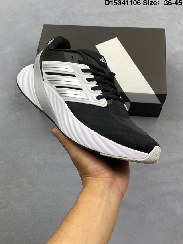 公司级Adidas Adipure Glide系列 阿迪达斯 织物 耐磨透气 低帮 公路跑步鞋 凭借全方位透气设计 鞋面采用了网布加Tpu支撑骨架设计 兼顾透气