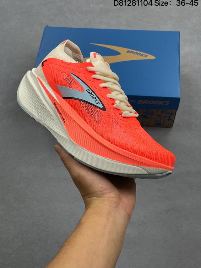 Brooks布鲁克斯 Ghost Max 网面时尚 网布耐磨透气 低帮 休闲跑步鞋 货号:120455 Size:36～45 编码：D81281104