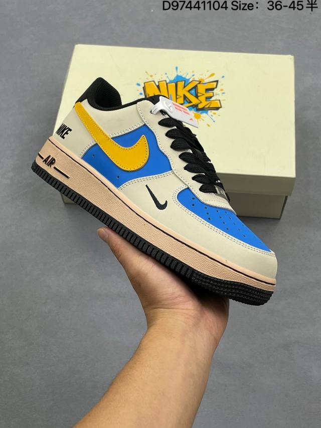 公司级Nike Air Force 1 ‘07 Low 空军一号低帮 运动鞋 休闲鞋 折边针车 工艺难度大 原楦头原纸板 原装鞋盒 定制五金配件 内置全掌气垫