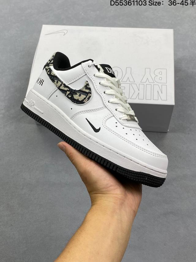 公司级 Nike Air Force 1 Low’07 空军一号低帮休闲板鞋 定制皮料 原楦原纸板 纯正空军版型 内置全掌气垫 货号：男 Cw2288-114