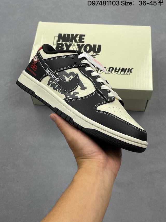 耐克Nike Sb Dunk Low pro 复古低帮休闲运动滑板板鞋。采用脚感柔软舒适Zoomair气垫，有效吸收滑板等极限运动在落地时带来的冲击力，为街头运