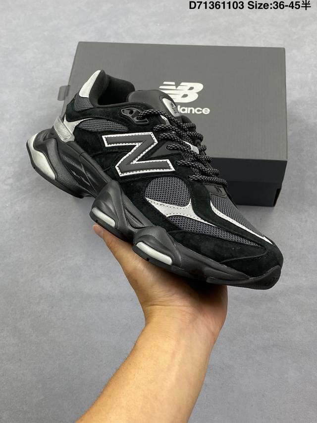 新百伦 New Balance Nb9060 联名款 复古休闲运动慢跑鞋 U9060Iab 鞋款灵感源自设计师本人对夏日的怀日回忆。鞋面大身由空间双格及磨砂鞋面