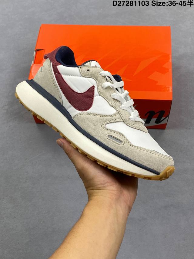 公司级耐克Nike phoenix Waffle 走秀款解构 高端跑鞋 原鞋开发 完美鞋型 原楦原数据开发纸版楦型 同源织法半透网纱材质 货号:Fz3600-0