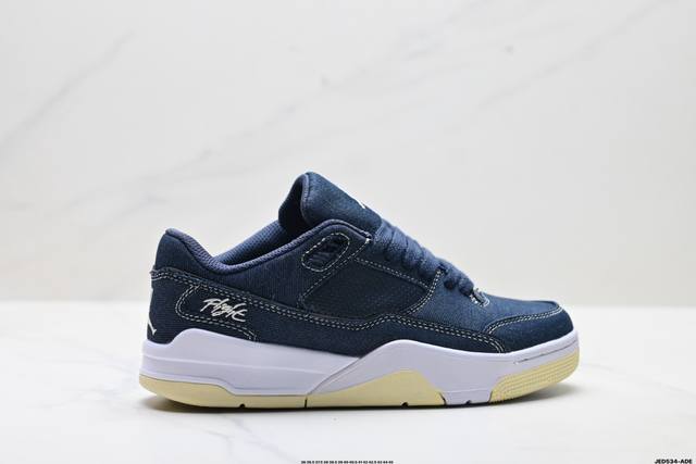 公司级Who Decides War X Nike Jordan Flight Court Ate 搭防滑耐磨 低帮 耐克复古篮球鞋 货号:Hf3255-001