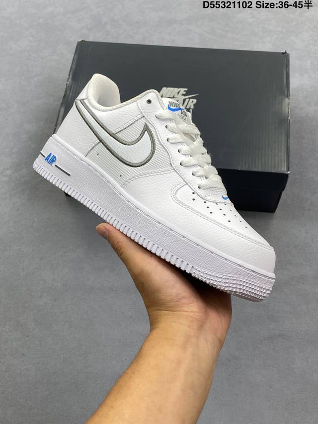 公司级Nike Air Force 1‘07 原楦头原纸板 打造纯正低帮空军版型 专注外贸渠道 全掌内置蜂窝气垫 原盒配件 原厂中底钢印、拉帮完美 货号:Ib7