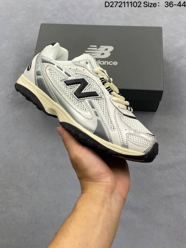 New Balance 新百伦204 系列 复古休闲运动百搭老爹跑步鞋 #采用猪巴革组合网织鞋面材质 #3层组合底模精密开发 #中底嵌入碳板缓震及后跟嵌入Tpu