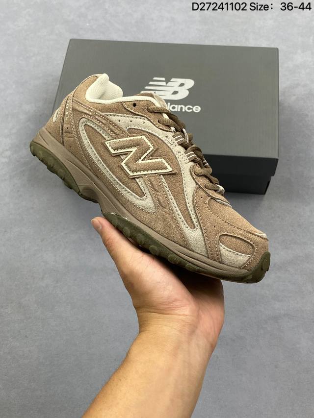 New Balance 新百伦204 系列 复古休闲运动百搭老爹跑步鞋 #采用猪巴革组合网织鞋面材质 #3层组合底模精密开发 #中底嵌入碳板缓震及后跟嵌入Tpu