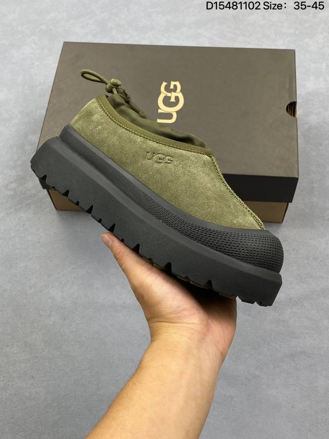 公司级Ugg王一博同款桑坡雪地靴皮毛一体男女款加绒2025新防滑加厚懒人棉鞋 鞋底： 组合橡胶大底 防滑耐磨，明显增高 鞋面： 清爽易打理、抗皱耐磨质感好 货号