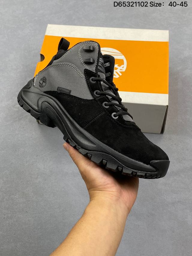 Timberland添柏岚 天伯伦 户外潮流中帮休闲鞋系列 广东大厂品质全新工艺升级 品质毋庸置疑 全新原厂包装鞋盒 面料采用意大利磨砂牛皮，搭配防臭防腐真皮乳