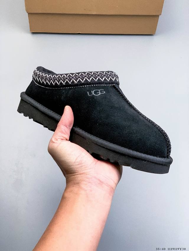 Ugg 2025新款一脚蹬软底保暖棉鞋休闲毛毛乐福鞋 1119119Y30