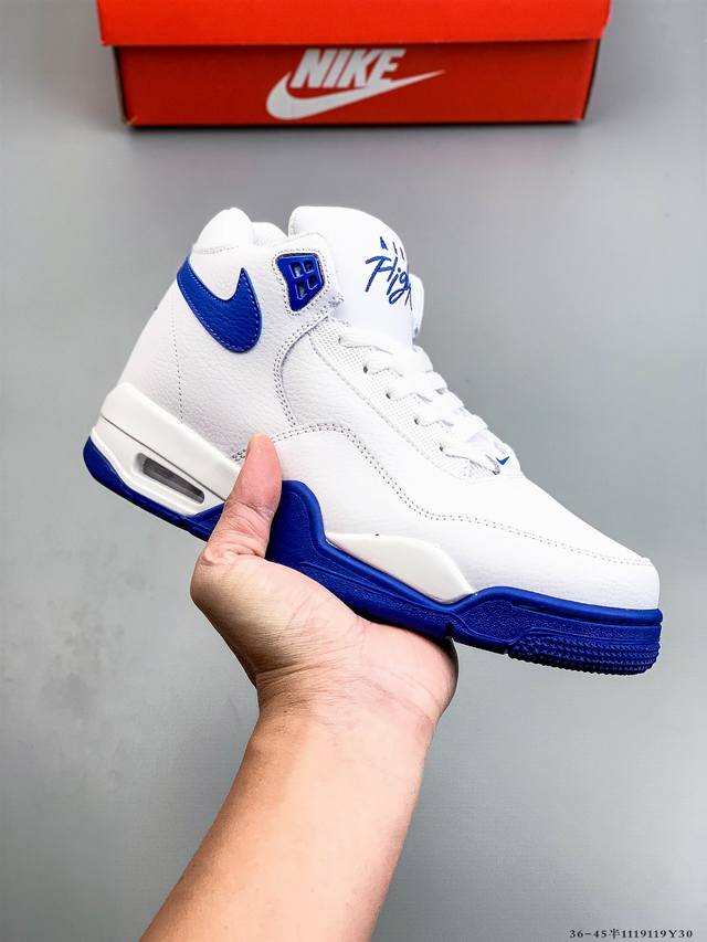 公司级！耐克Nike Air Flight 89男子运动鞋 Aj4兄弟款系列 篮球鞋 钢印注胶孔 货号：306252-025 重塑80年代后期非凡篮球战靴的经典