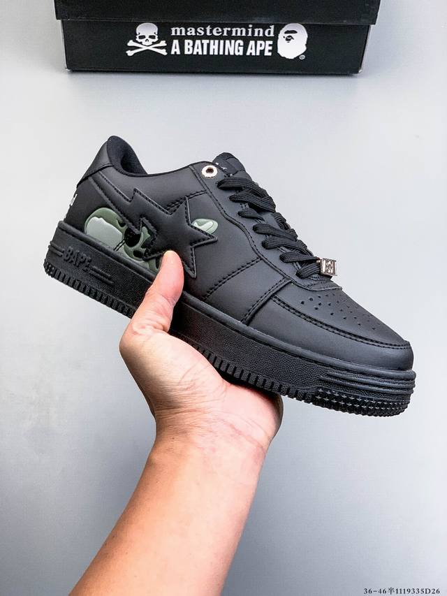 空军 Bape 潮流教父Nigo品牌 王源同款 Bape Sta “Tokyo”经典百搭休闲运动板鞋 经典猿人头设计 纯正版型 海玻璃鞋垫 内置全掌气垫 全套顶