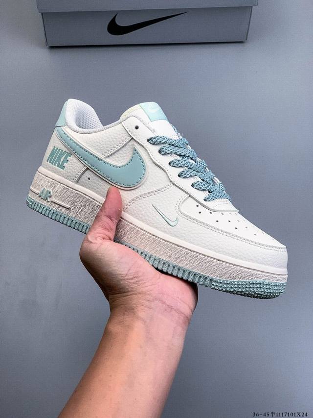 二层真标！耐克Nike Air Force 1 Low 空军一号低帮经典百搭休闲板鞋 1117101X24