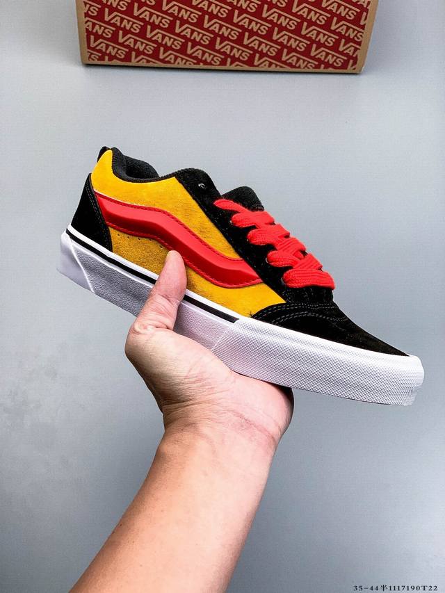 公司级！万斯Vans Vault Knu-Skool Vr3 Lx 低帮休闲板鞋 1117190T22