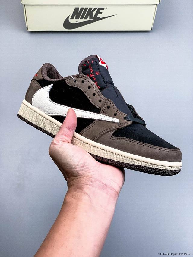 耐克Nike Air Jordan 1 Low Aj1乔1 低帮潮流缓运动休闲板鞋。Aj1 低帮拼接 完美版型真头层牛皮# 内置缓震气垫 原鞋开模 拒绝公底 购