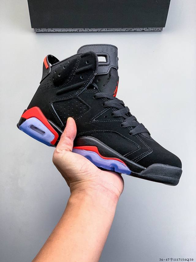 公司级！Air Jordan 6 Retro Aj6 乔6 3M反光 原档案数据底模、原厂纸板原楦头、开发版型定型，原盒原包装2025最新原厂版型，同步材料，对