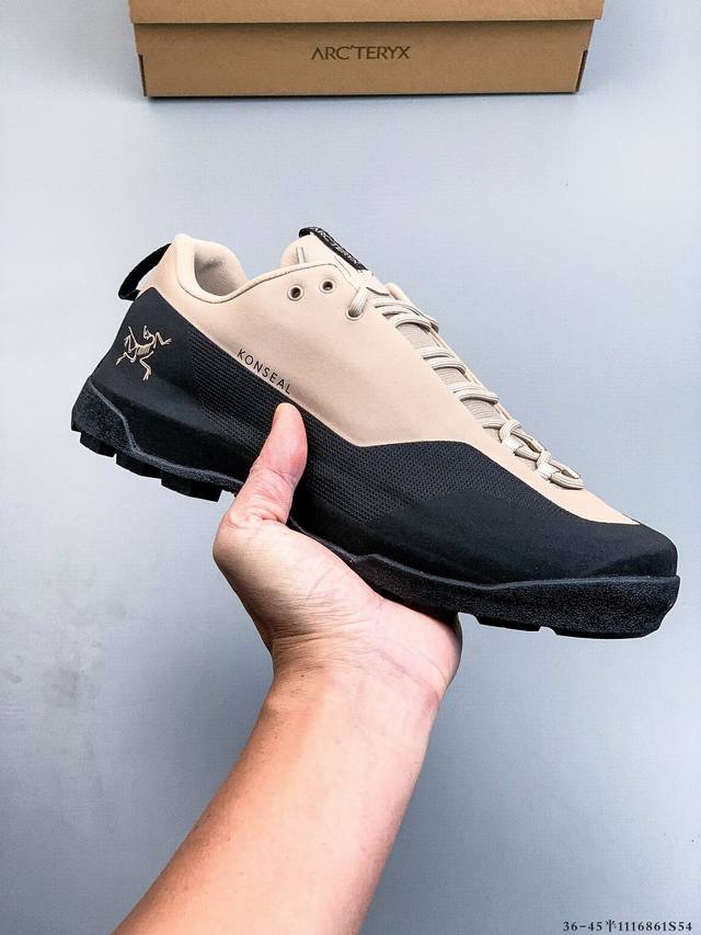 Arcteryx始祖鸟 Konseal Lt 轻量 网布防滑轻便耐磨 低帮户外运动跑步鞋 Konseal Lt的外观看似朴实 却散发着一股高贵气息 虽然是标榜越