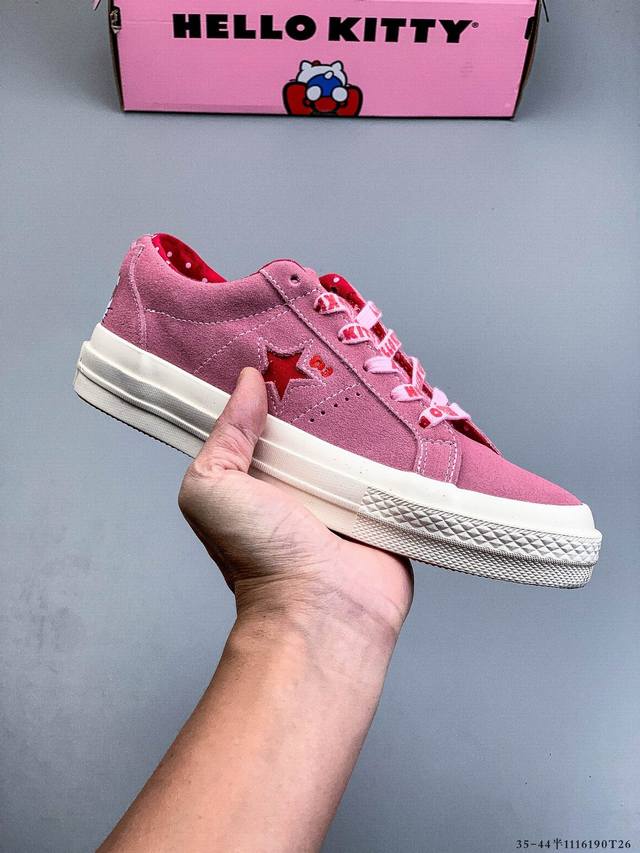 公司级！Converse匡威 As Squaretoe Le Ox 方头车缝线休闲板鞋 1116190T26