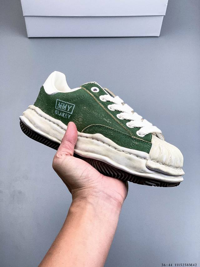 原装级别 三原康裕Mmy Maison Mihara Yasuhiro Original Sole Canvas Low 余文乐挚爱单品 复古溶解风日本概念时装