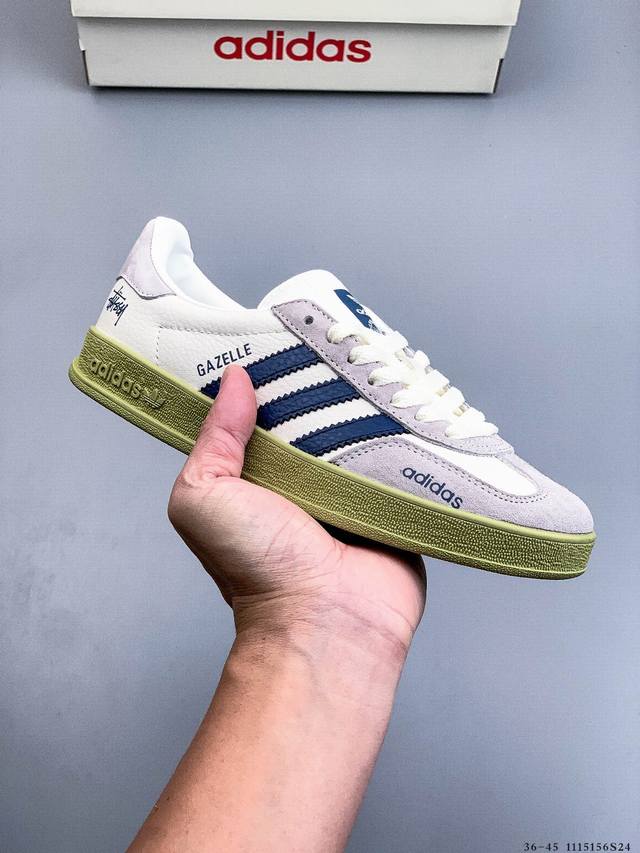 真标半码！阿迪达斯Adidas Gazelle 低帮复古百搭休闲运动板鞋 1115156S24
