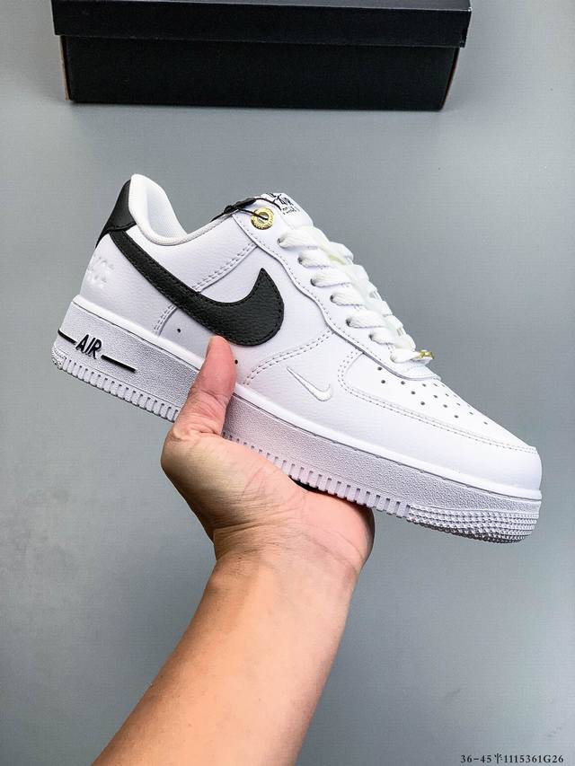 公司级！耐克Nike Air Force 1 Low 空军一号低帮经典百搭休闲板鞋 1115361G26