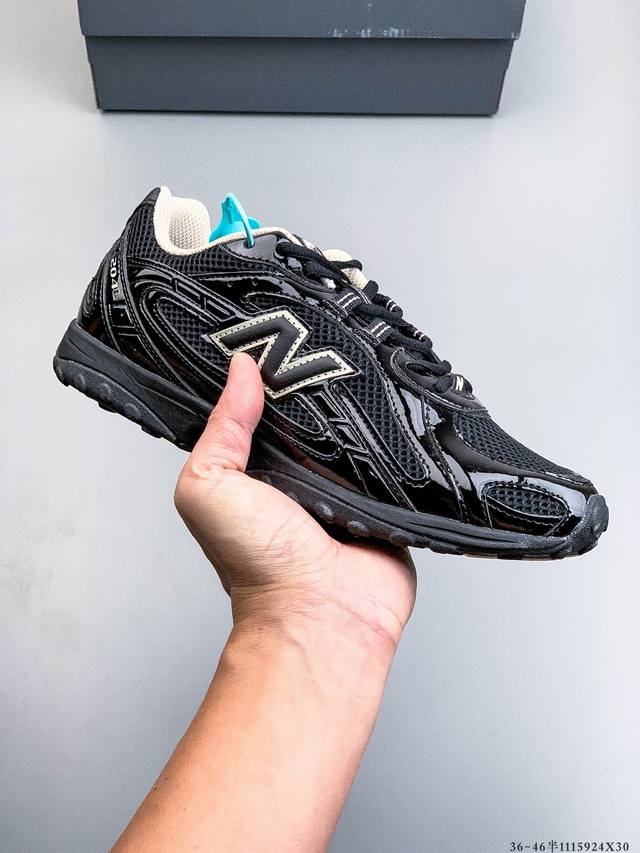 New Balance 新百伦204 系列 复古休闲运动百搭老爹跑步鞋 #采用猪巴革组合网织鞋面材质 #3层组合底模精密开发 #中底嵌入碳板缓震及后跟嵌入Tpu