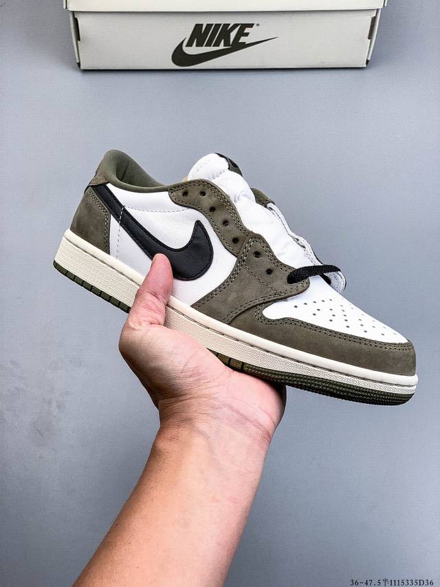 公司级头层！耐克Nike Air Jordan 1 Low Aj1乔1 倒勾低帮潮流缓运动休闲板鞋。Aj1 低帮拼接 完美版型真头层牛皮# 内置缓震气垫 原鞋开