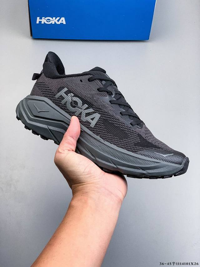 公司级！Hoka Challenger 8.0 全地形轻量缓震网透气运动休闲鞋 1114101X26