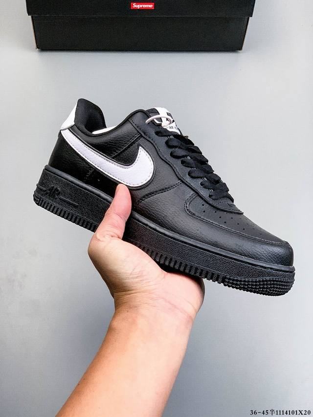 二层真标！耐克Nike Air Force 1 Low 空军一号低帮经典百搭休闲板鞋 1114101X20