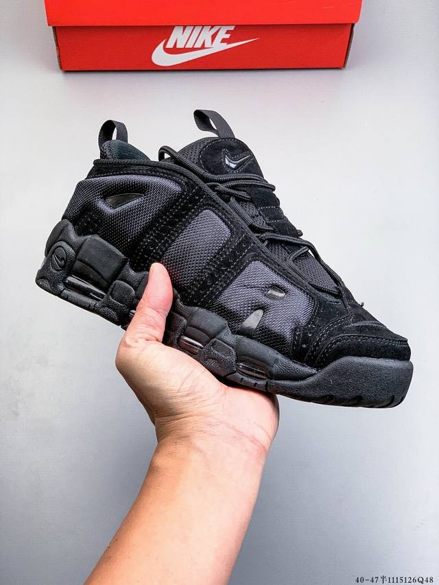 Ck版本耐克 Nike Air More Uptempo 皮蓬 原鞋开模 ，正确版本。官方全套配置，真正原装，原装真标、中底、鞋垫。所有细节无敌对比公司原鞋 1