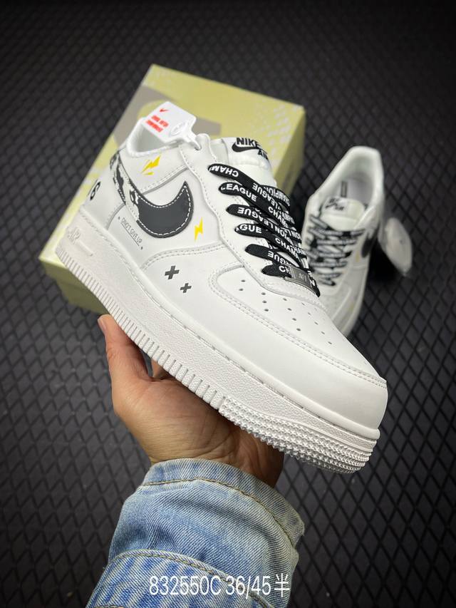 C 公司级Nike Air Force 1‘07 Lv8 原楦头原纸板 打造纯正低帮空军版型 专注外贸渠道 全掌内置蜂窝气垫 原盒配件 原厂中底钢印、拉帮完美