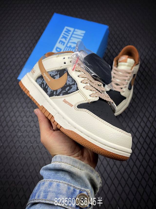 C 公司级Nike Dunk Low Retro ‘Diy高端定制’耐克 低帮休闲运动板鞋 原装头层材料 用料绝不含糊 独家版型蒸餾加工帶來的是更好的视觉和脚感