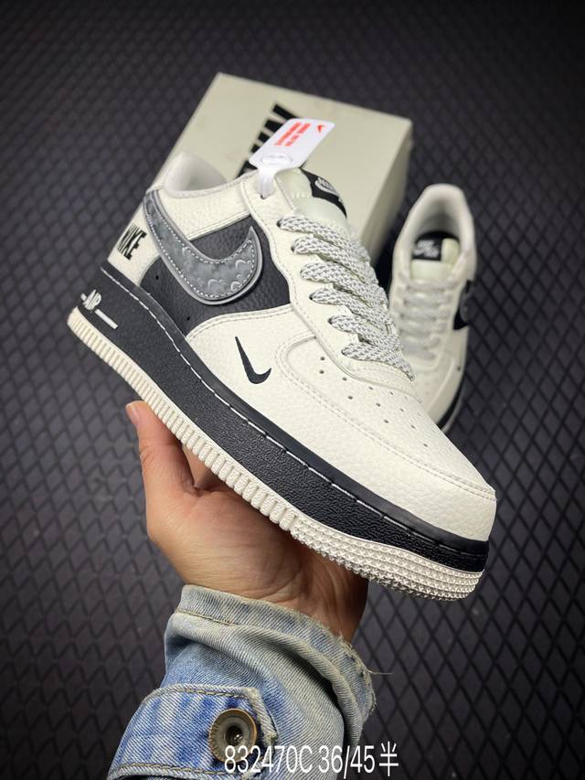 C 公司级Nike Air Force 1‘07 Lv8 原楦头原纸板 打造纯正低帮空军版型 专注外贸渠道 全掌内置蜂窝气垫 原盒配件 原厂中底钢印、拉帮完美