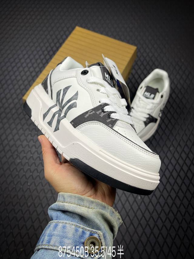 B 公司级Mlb Chunky Liner pocket 潮流百搭 厚底增高休闲鞋 防滑耐磨 低帮 老爹鞋 货号:3Asxp20N 尺码:35.5 36 36.