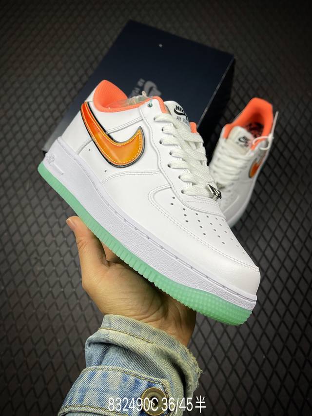 C 公司级Nike Air Force 1‘07 Lv8 原楦头原纸板 打造纯正低帮空军版型 专注外贸渠道 全掌内置蜂窝气垫 原盒配件 原厂中底钢印、拉帮完美