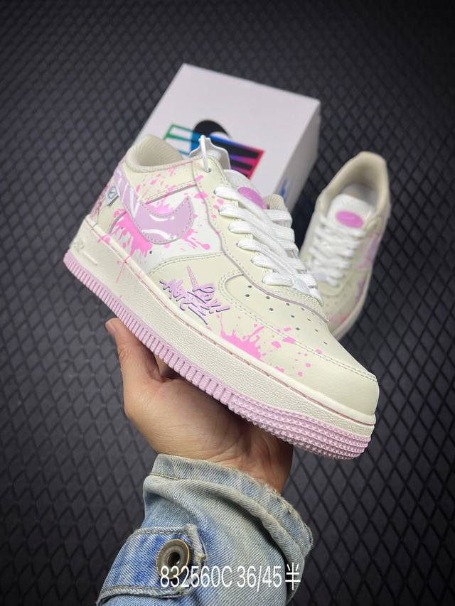 C 公司级Nike Air Force 1‘07 原楦头原纸板 打造纯正低帮空军版型 专注外贸渠道 全掌内置蜂窝气垫 原盒配件 原厂中底钢印、拉帮完美 货号:F