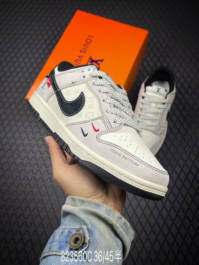 C 公司级Nk Dunk Low Retro ”Diy高端定制“ 低帮休闲运动板鞋 原装头层材料 用料绝不含糊 独家版型蒸餾加工帶來的是更好的视觉和脚感体验 清