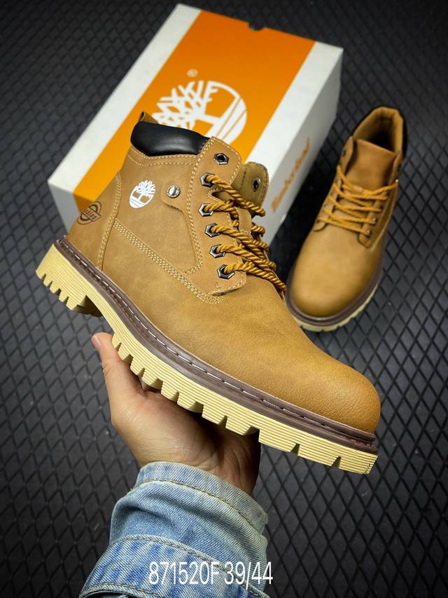F2025秋冬款Timberland 天伯伦 添柏岚经典款经典再造 全新升级大黄工装靴广东大厂品质 原盒原包装 面料采用意大利顶级磨砂牛皮 搭配防臭防腐真皮乳胶
