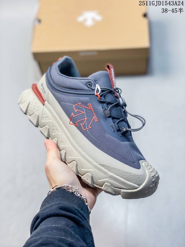 公司级迪桑特Descente Ski Style系列 Snow Ride Gtx舒适百搭 防滑耐磨低帮 生活休闲鞋 工程网布 夏日透气担当 轻质中底 回弹舒适每