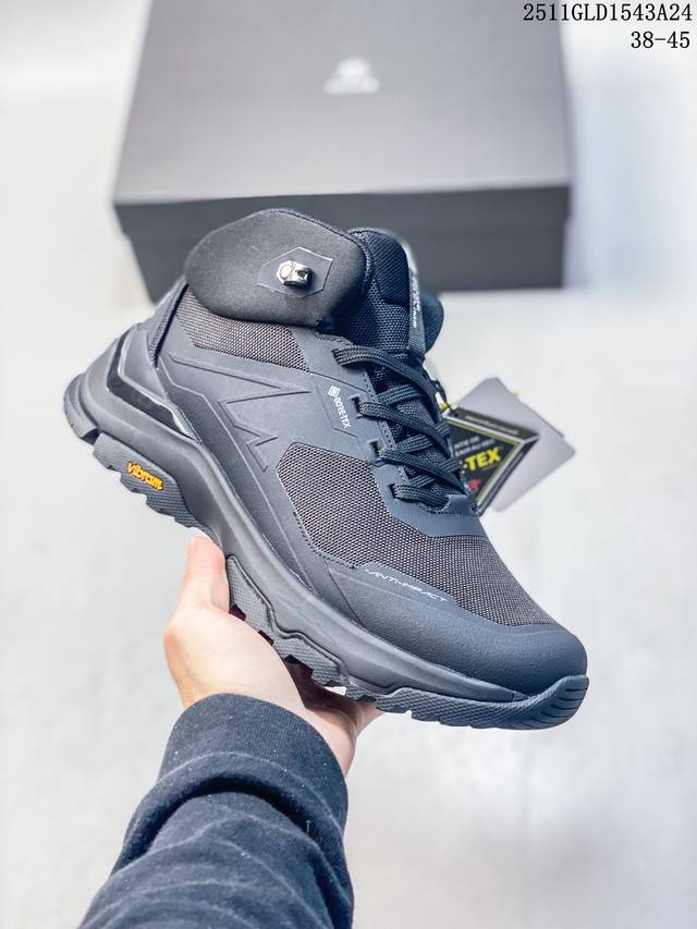 公司级凯乐石Kailas 界山 Gtx Mid 时尚舒适简约经典潮流耐磨防水 高帮 徒步鞋 Vibram Xs Trek抓地耐磨大底 超强抓地 轻松驾驭复杂崎岖