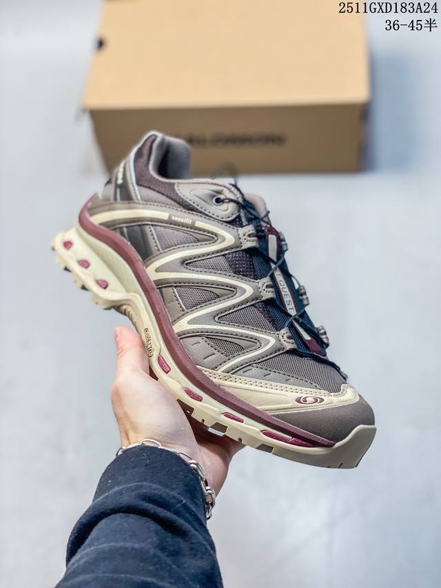 Salomon Xt-6 Camo 萨洛蒙机能减震休闲跑步鞋 速干织物面料 耐磨防滑大底户外运动鞋 真标带半码 Size:36-45码 #3Css4825112