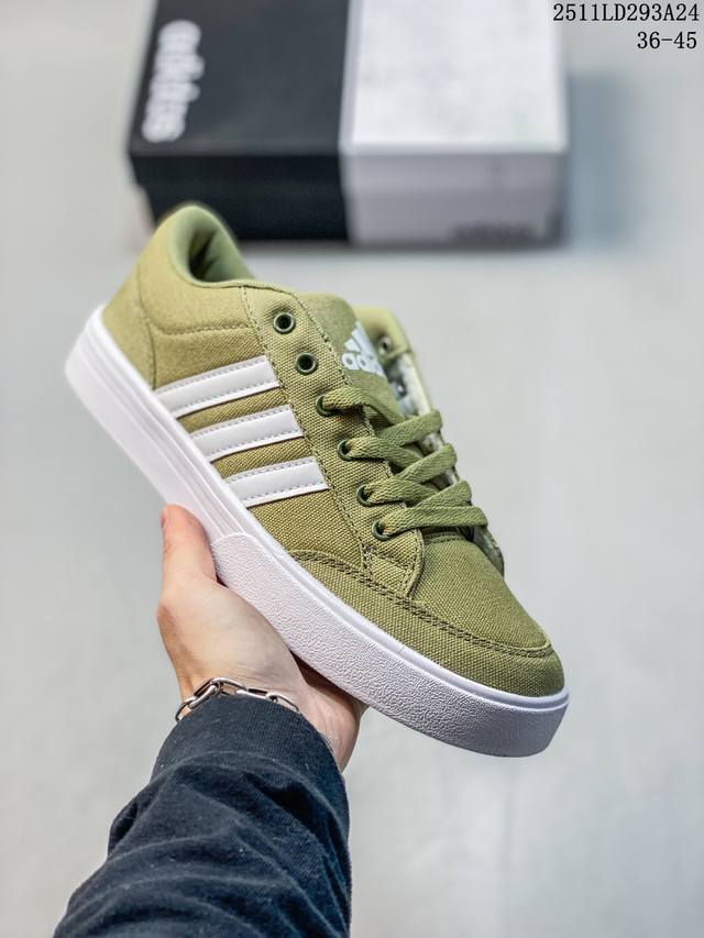 阿迪达斯 Adidas Gvp Canvas Str 三叶草布面时尚休闲板鞋 货号：B23999 尺码：36～45 编码：105916 11Ld293A24