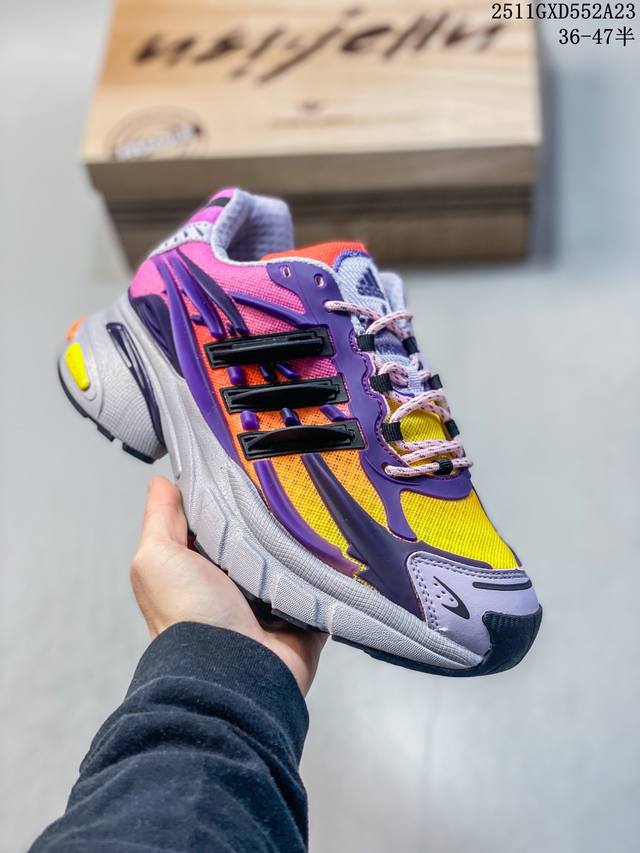 公司级pharrell Williams X Adidas Adistar Jellyfish 水母鞋 时尚舒适 耐磨透气 低帮 老爹鞋 白黑绿 Jp12040