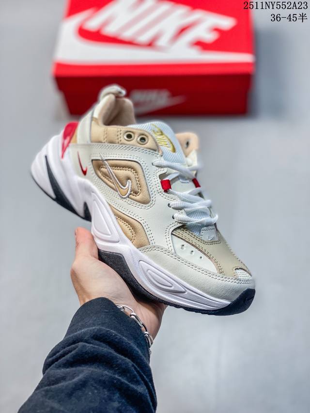 简介：真标半码耐克Nike M2K Tekno 复古潮流百搭老爹鞋 货号：Av4789-004 尺码：36-45半码 11Ny552A23