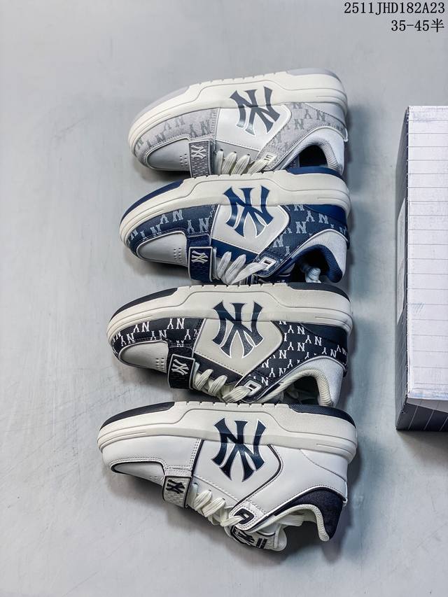 公司级Mlb Chunky Liner Classic人气单品学长鞋系列轻量增高厚底百搭休闲运动板鞋男女轻便胶鞋 高级街头休閒品牌鞋 Mlb Chunky Li