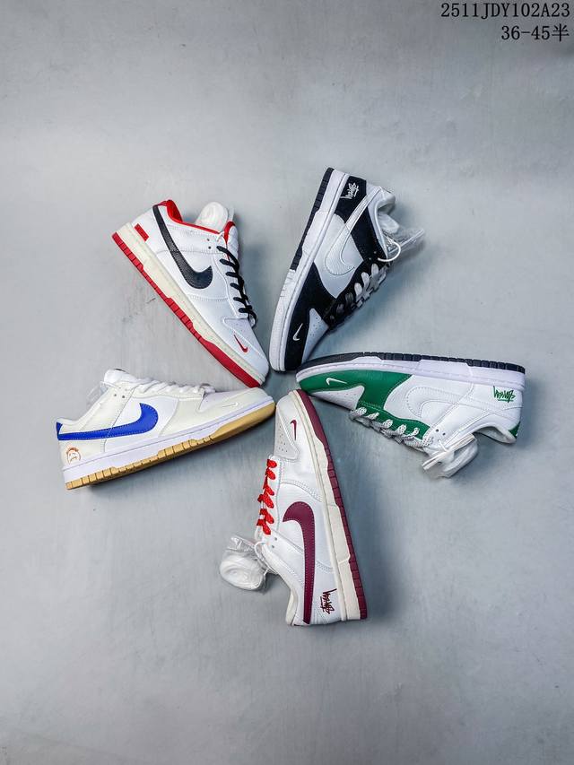 Nike 耐克 升级 版原厂更新数据窄楦翘头版型，采用荔枝纹皮革鞋面组合材质，内置Sole真气垫装置，正确双层Eva发泡缓震中底组合Rb橡胶外底“耐克Nike