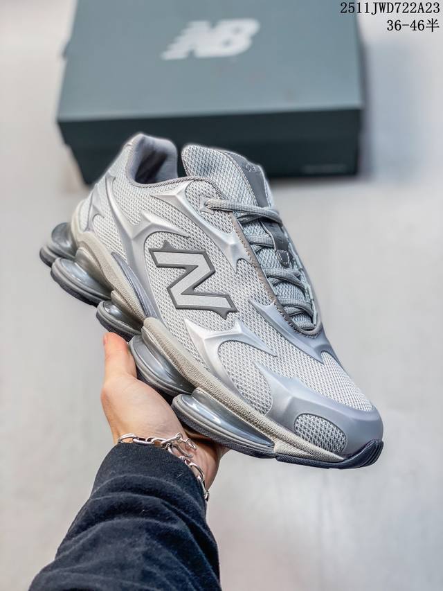 新品公司级 New Balance 新鞋型！新百伦New Balance 2000系列灰骑士 复古潮流网眼透气跑鞋2000年代风格轻便耐磨厚底增高 气垫缓震运动